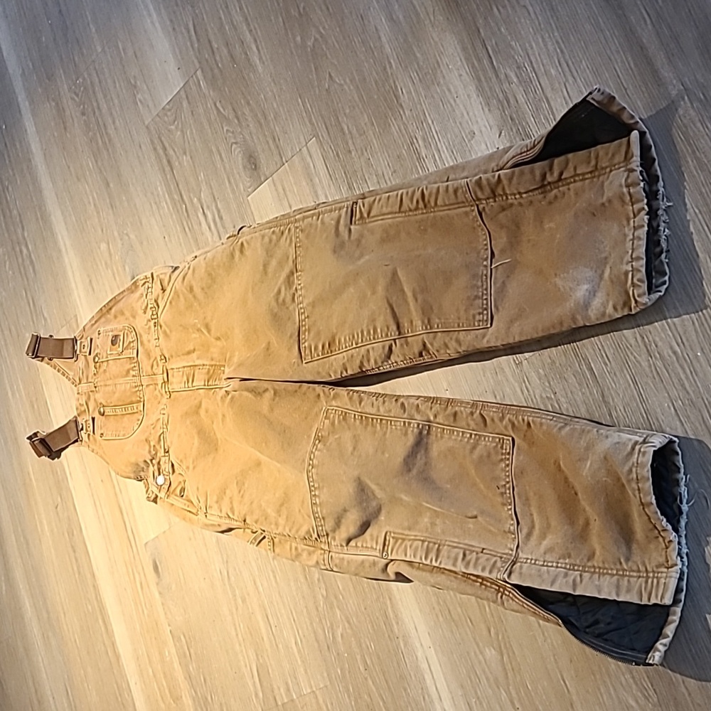 Carhartt insulated bib overalls
